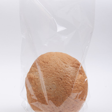 Пакет на скобе с круглым дном для автоматизированных систем упаковки хлебобулочных изделий